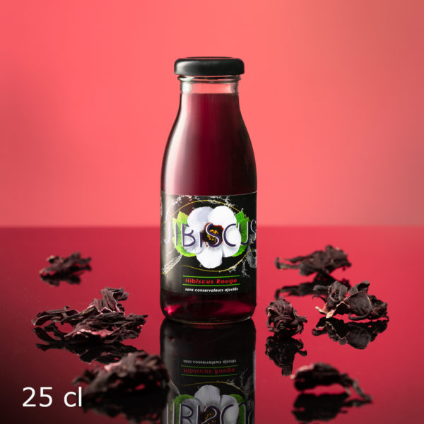bouteille de jus d'hibiscus 25cl